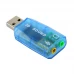 Аудио преходник от USb към двоен AUX