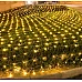 Ефектна коледна украса за дърво тип светеща LED мрежа
