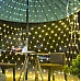 Ефектна коледна украса за дърво тип светеща LED мрежа