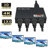 HDMI разклонител - 4K видео сплитер 1 input към 4 output HDMI разклонител - 4K видео сплитер 1 input към 4 output