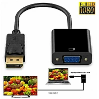 Преходник за предаване на картина от Displayport към VGA Преходник за предаване на картина от Displayport към VGA