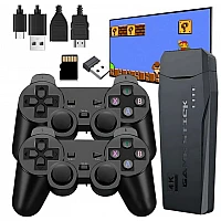 Ретро ТВ игра Game Stick с 20 000 вградени игри (Atari, SEGA, PS1, Nintendo) 4K и 2 безжични джойстика Ретро ТВ игра Game Stick с 20 000 вградени игри (Atari, SEGA, PS1, Nintendo) 4K и 2 безжични джойстика