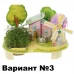 Детски 3D пъзел Къща с двор и животни