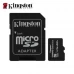 MicroSD карта памет KINGSTON с капацитет 16/32/65/128GB