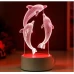 Детска 3D LED нощна лампа - три модела
