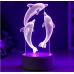 Детска 3D LED нощна лампа - три модела