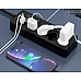 Разклонител с 4 гнезда, 2x USB-A, 2x USB-C и отделни ключове 1.8 м (3250W)