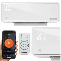 Енергоспестяващ стенен Wi-Fi Smart конвектор 2в1 за отопление и охлаждане с термостат - 2000W Kaminer
