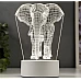 Детска 3D LED нощна лампа - три модела